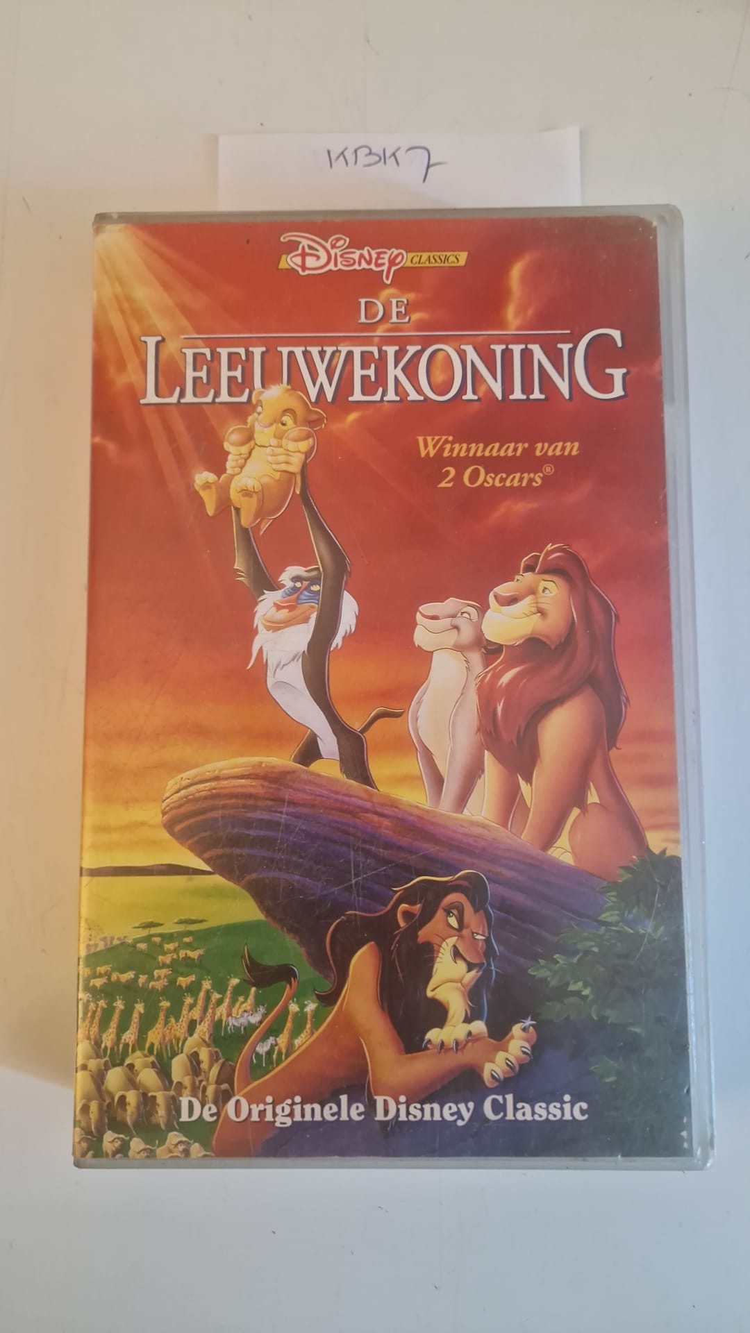 Originele VHS Disney de Leeuwenkoning