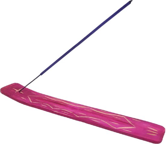 Houten wierookhouder Fuchsia 26 cm
