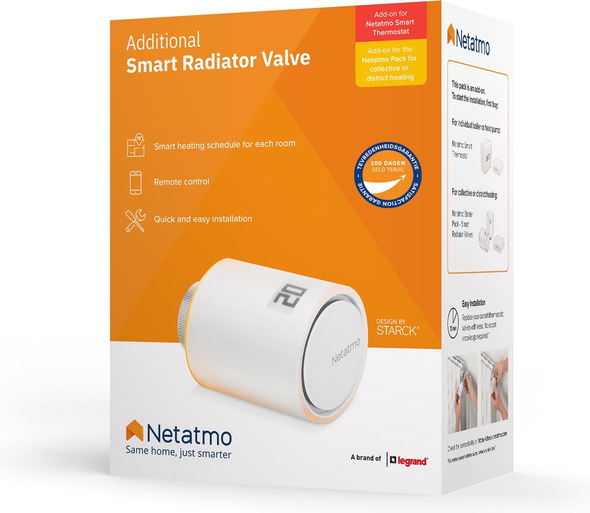 Netatmo slimme radiatorknop