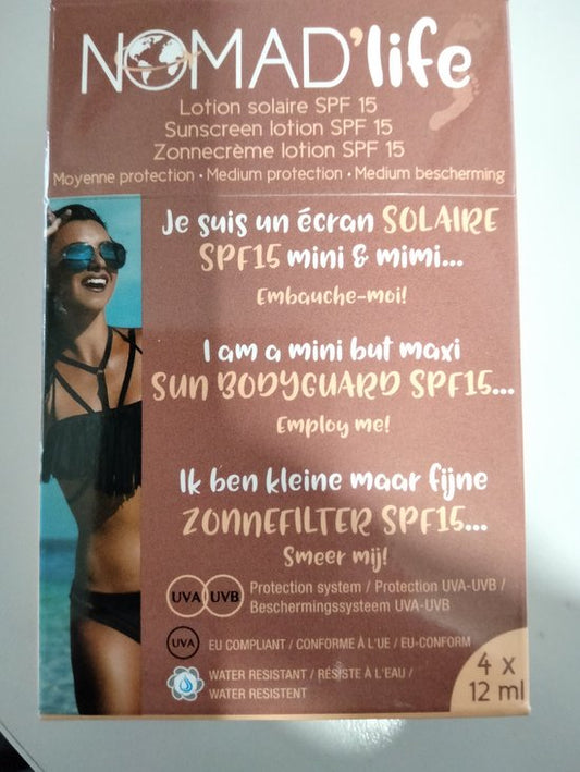 Nomad life Zonnecreme SPF 15